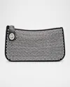 COACH PENN CRYSTAL ZIP SHOULDER BAG