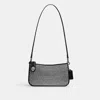 Coach Penn Schultertasche Mit Kristallen In Black