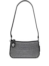 Coach Penn Schultertasche Mit Kristallen In Black