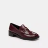 Coach Penny Loafer In Burgundy