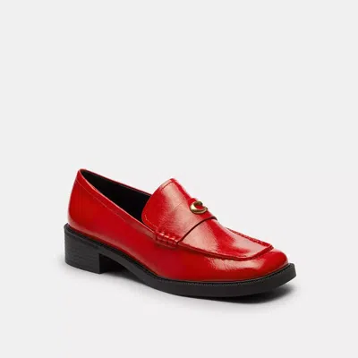 Coach Penny Loafer In Red