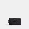 Coach Phone Wallet In Signature Canvas In Multi