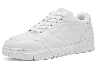 Coach Pillow Soho Sneakers Women's Flat Shoes Optic White: 5.5 M, Leather