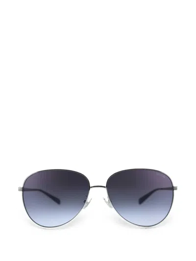 Coach Pilot-frame Tinted Sunglasses In Black