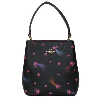 Pre-owned Coach Pink Leather Handbag () In Multi