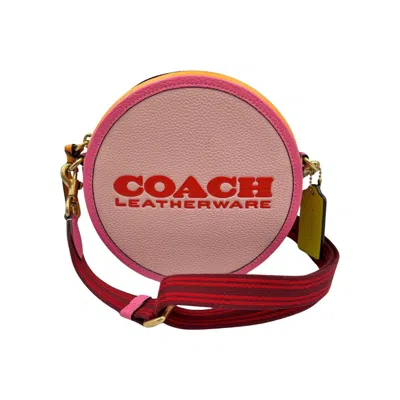 Pre-owned Coach Pink Leather Shoulder Bag ()