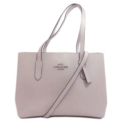 Pre-owned Coach Pink Leather Tote Bag ()