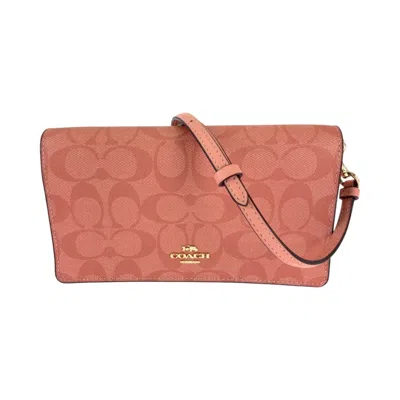 Pre-owned Coach Pink Pvc Shoulder Bag ()