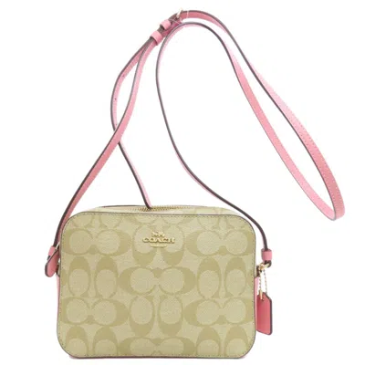 Pre-owned Coach Pink Pvc Shoulder Bag () In Multi