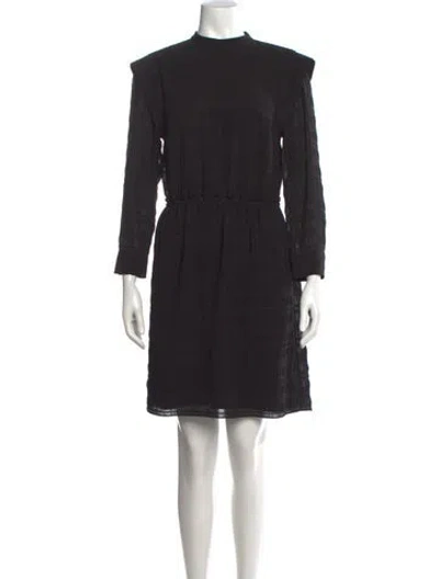 Pre-owned Coach Plaid Print Knee-length Dress In Multi
