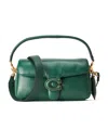 Coach Plain Shoulder Bag In Green