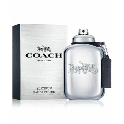 Coach Platinum Edp Spray For Men - 3.3 oz In White