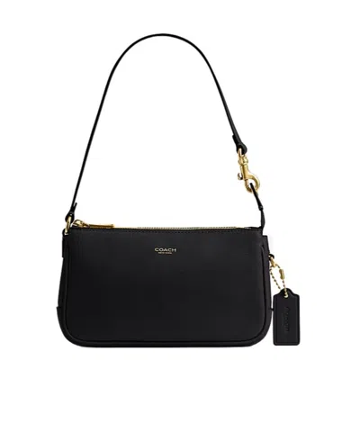 Coach Plaza 18 Shoulder Bag In Black