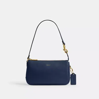 Coach Plaza Bag 18 In Blue