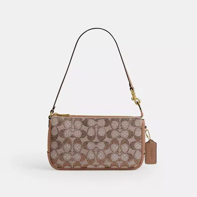 Coach Plaza Bag In Crystal Signature Jacquard
