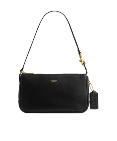 Coach Plaza Shoulder Bag In Black