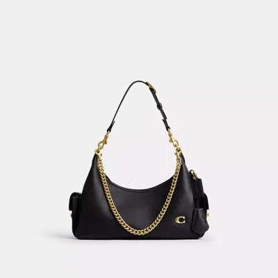Coach Pocket Juliet Bag 30 In Black