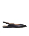 Coach Pointed Flat Shoes In Black