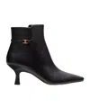 Coach Pointed Short Boots In Black
