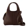 Coach Polished Pebble Leather Lana Shoulder Ba In Brown