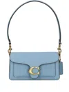 Coach Polished Pebble Leather Tabby Shoulder B In Bluebell