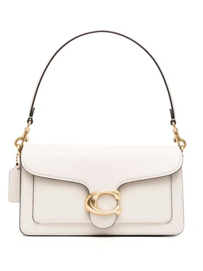 Coach Polished Pebble Leather Tabby Shoulder B