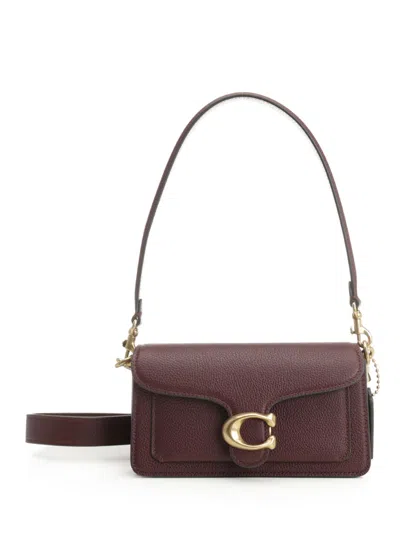 Coach Polished Pebble Leather Tabby Shoulder Bag 20 Refresh Shoulder Bags Black