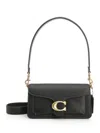 Coach Polished Pebble Leather Tabby Shoulder Bag 20 Refresh Shoulder Bags Black