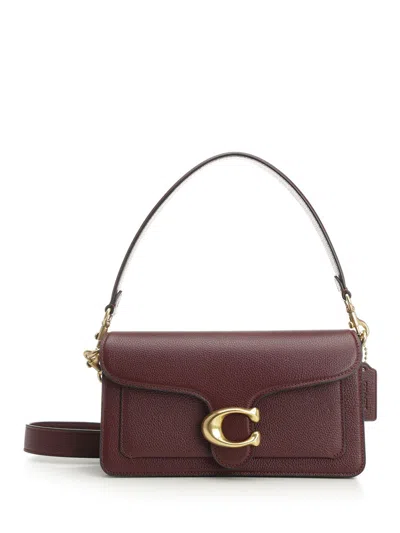 Coach Polished Pebble Leather Tabby Shoulder Bag 26 Refresh Shoulder Bags Bordeaux
