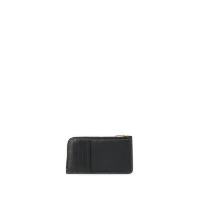 Coach Porte-cartes En Cuir In Black