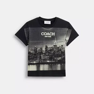 Coach Postcard 90's-t-shirt In Pattern