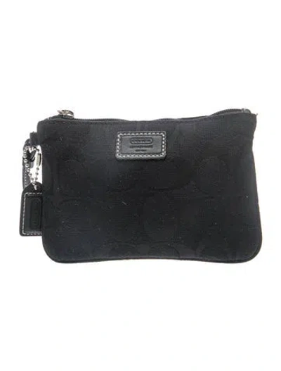 Pre-owned Coach Pouch In Black