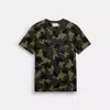 Coach Print T-shirt In Multi