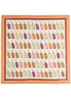 Coach Printed Silk Bandana Scarf In Multicoloured