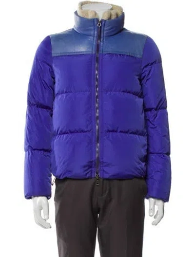 Pre-owned Coach Puffer Coat In Multi