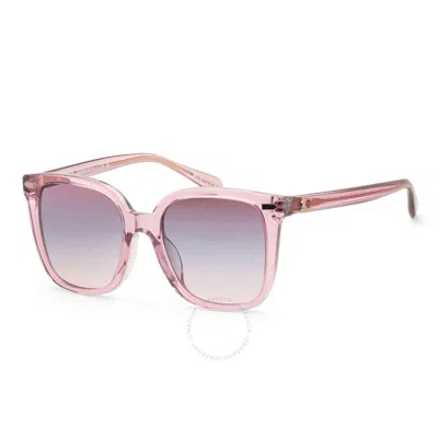 Coach Purple Blue Peach Gradient Square Ladies Sunglasses Hc8381u 57820j 54