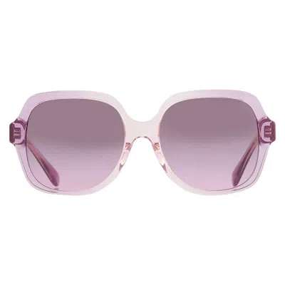 Coach Purple Gradient Square Ladies Sunglasses Hc8395u 581390 54 In Brown