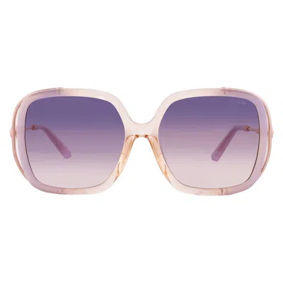 Coach Purple Yellow Gradient Square Ladies Sunglasses Hc8423u 5889u6 56