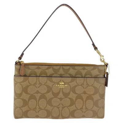 Pre-owned Coach Pvc Handbag Pouch () In Multi
