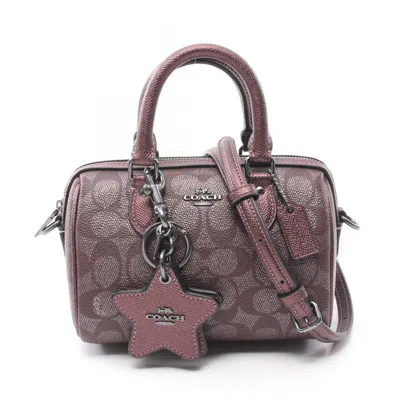 Pre-owned Coach Pvc Leather Handbag ()