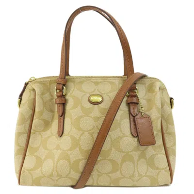 Pre-owned Coach Pvc Leather Handbag () In Multi