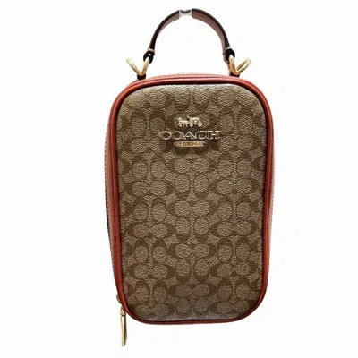 Pre-owned Coach Pvc Leather Handbag Shoulder Bag ()