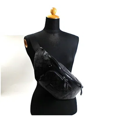 Pre-owned Coach Pvc Leather Pouch Sling Bag () In Multi