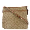 Coach Pvc Leather Shoulder Bag In Brown