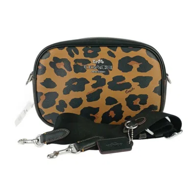 Pre-owned Coach Pvc Leather Shoulder Bag () In Brown