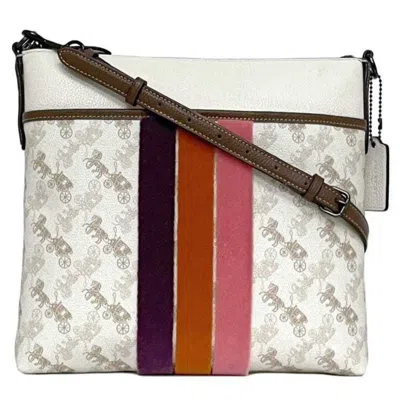 Pre-owned Coach Pvc Leather Shoulder Bag () In Multi