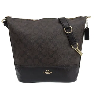 Pre-owned Coach Pvc Leather Shoulder Bag () In Multi