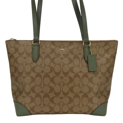 Pre-owned Coach Pvc Leather Tote Bag ()