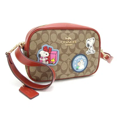 Pre-owned Coach Pvc Pochette Shoulder Bag () In Multi