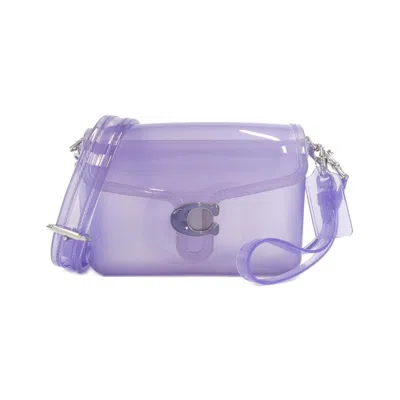 Pre-owned Coach Pvc Shoulder Bag () In Purple